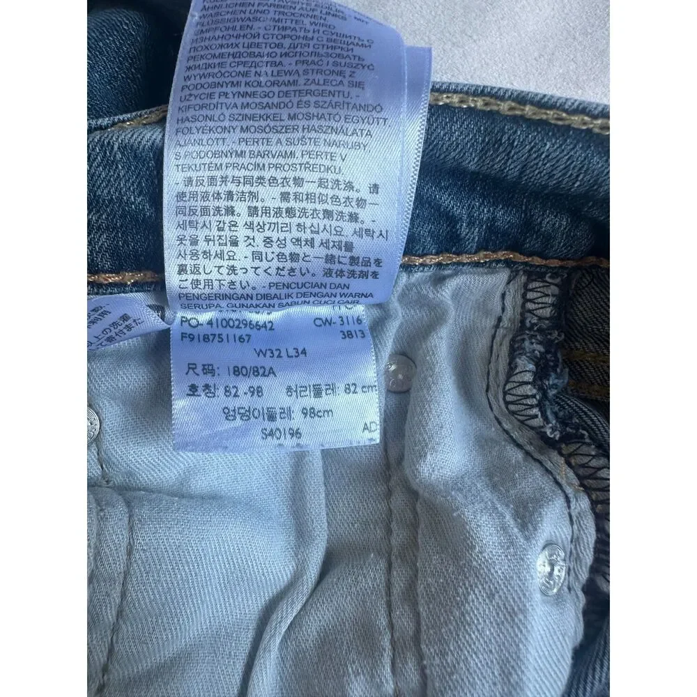 Levi's 541 Athletic Taper Jeans Men's 32x34 Blue Denim - Good Condition
